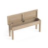 Helsinki Shallow Storage Bench