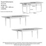 Lugano Large Extending Dining Table