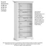 Lugano 6'0 Large Bookcase