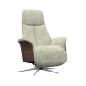 G Plan Halberg Manual Recliner Chair (Dark Wood)