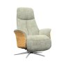G Plan Halberg Manual Recliner Chair (Light Wood)