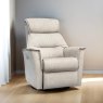 G Plan Solna Swivel Recliner Armchair (with Heated Seat) - Leather