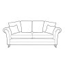 Cambridge 3 Seater Sofa (Pillow Back)