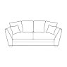 Solace 3 Seater Sofa (Pillow Back)