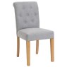 Bristol Oak 120-153cm Extending Table with 4 Scroll Back Chairs (Stone)