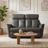 G Plan Kelson Fixed 2 Seater Sofa - Leather