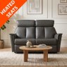 G Plan Kelson Fixed 2 Seater Sofa - Leather with Heated seats