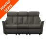 G Plan Kelson Fixed 3 Seater Sofa - Leather with Heated seats