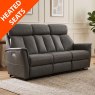 G Plan Kelson Recliner 3 Seater Sofa - Leather with Heated seats