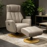 Sorrento Swivel Recliner Chair - New Grey